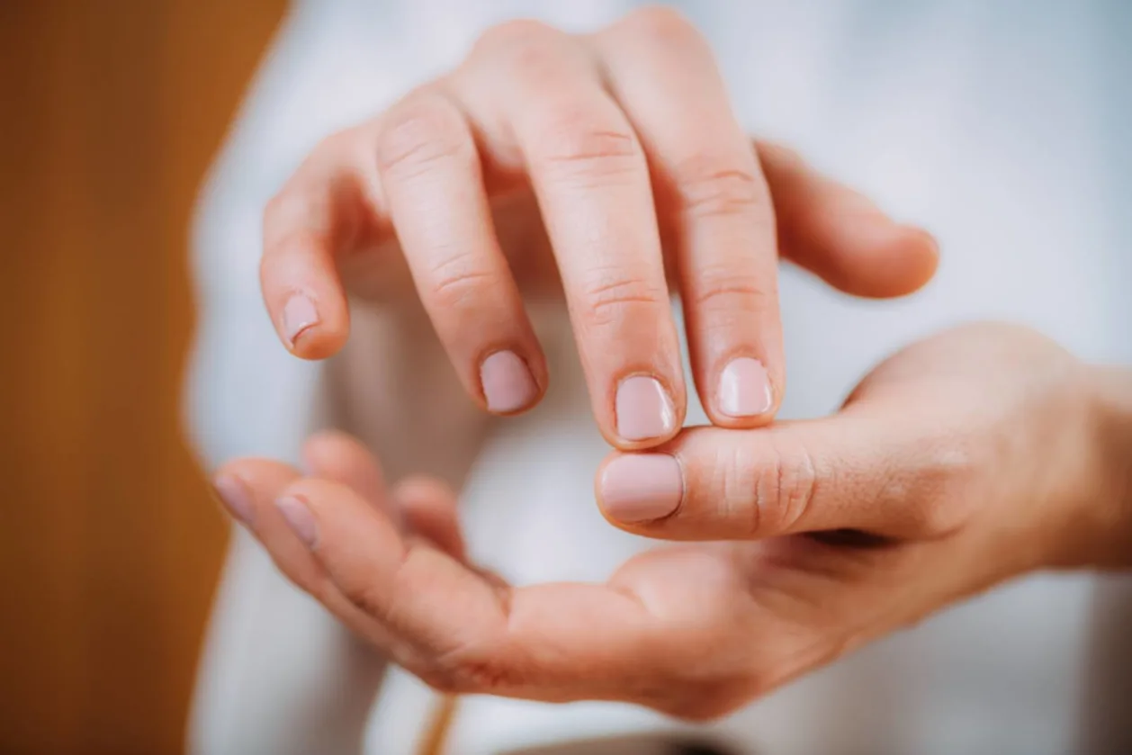 EFT tapping point on hand